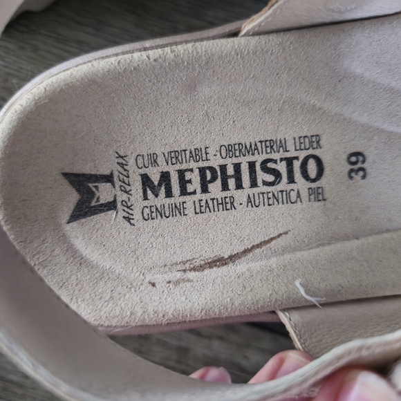Mephisto Dominica Sandal, 39EU, ~9US, Light Sand - Picture 5 of 13